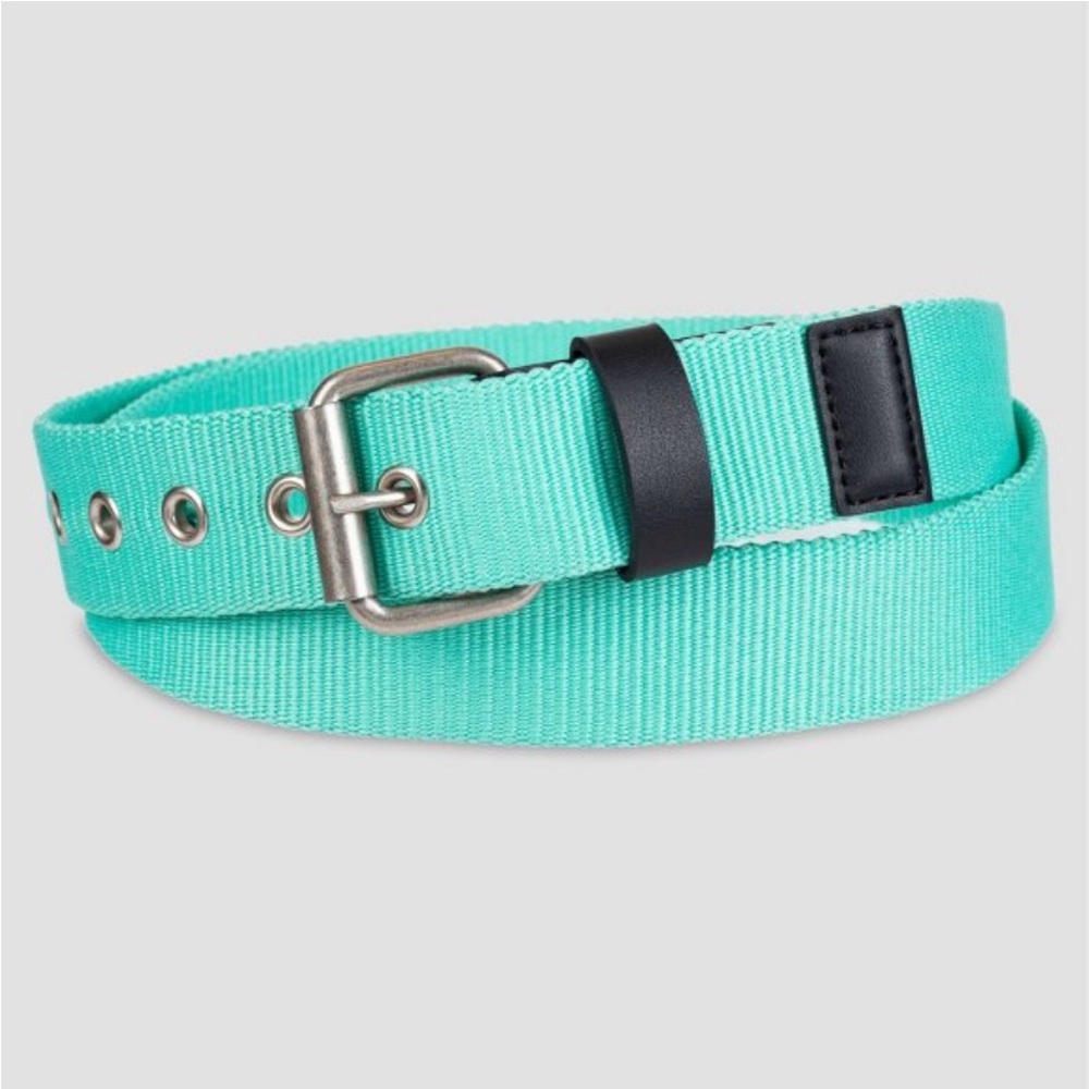 Men’s Teal Brushed Nickel Belt by Original Use